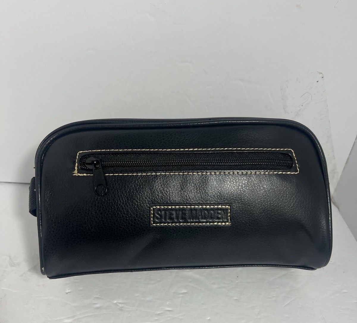 Steve Madden Men’s Travel Kit Shaving Toiletry Case Dopp Bag Black NWOT