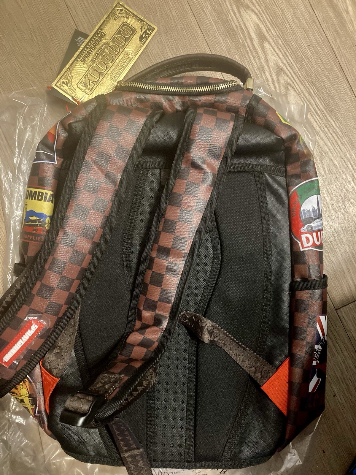 SPRAYGROUND Global Travel Patches OG Louis Sold Out NWT money Limited Ed