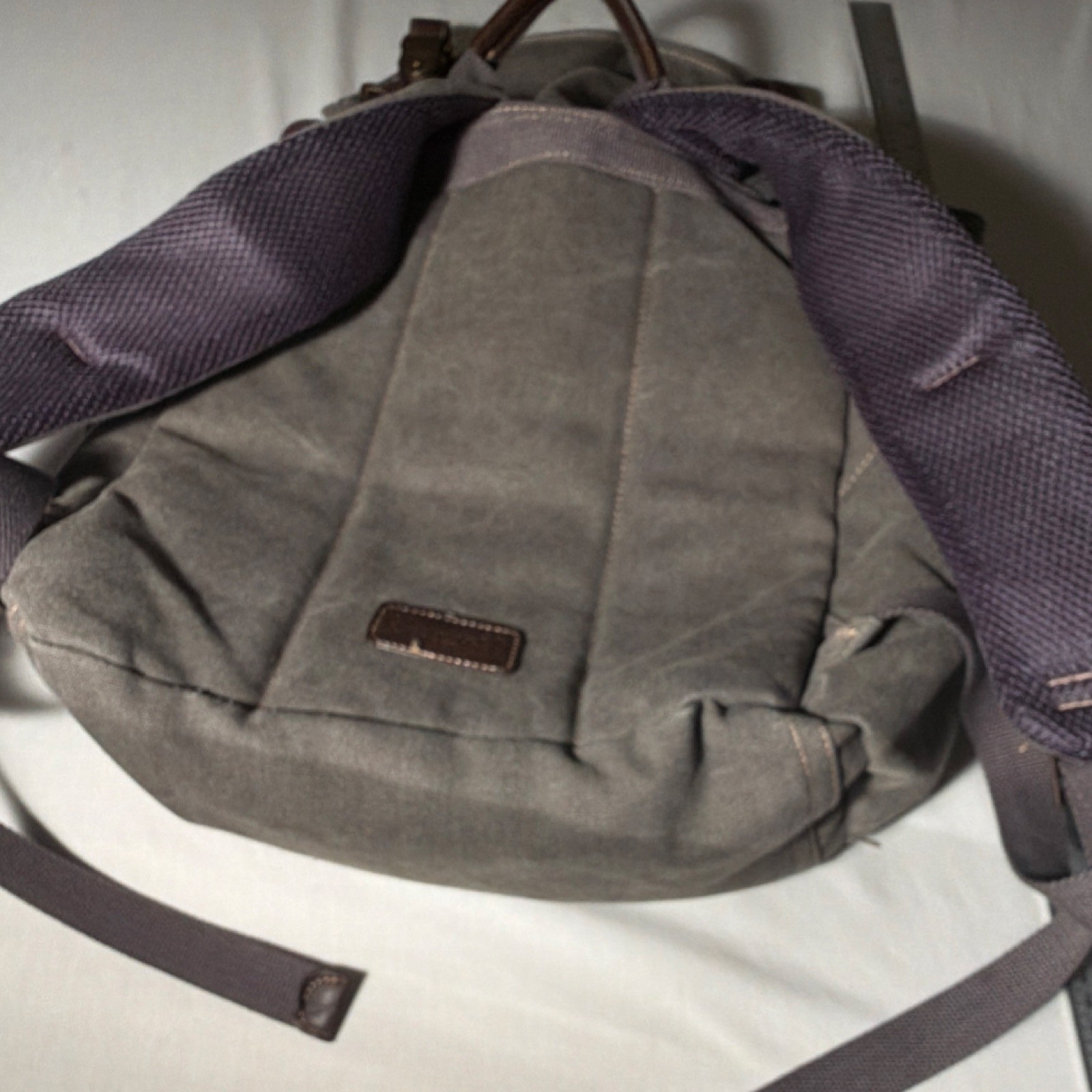 Cargoli Brown Backpack Buckle Magnetic Closure Adjustable Strap Outer Pockets