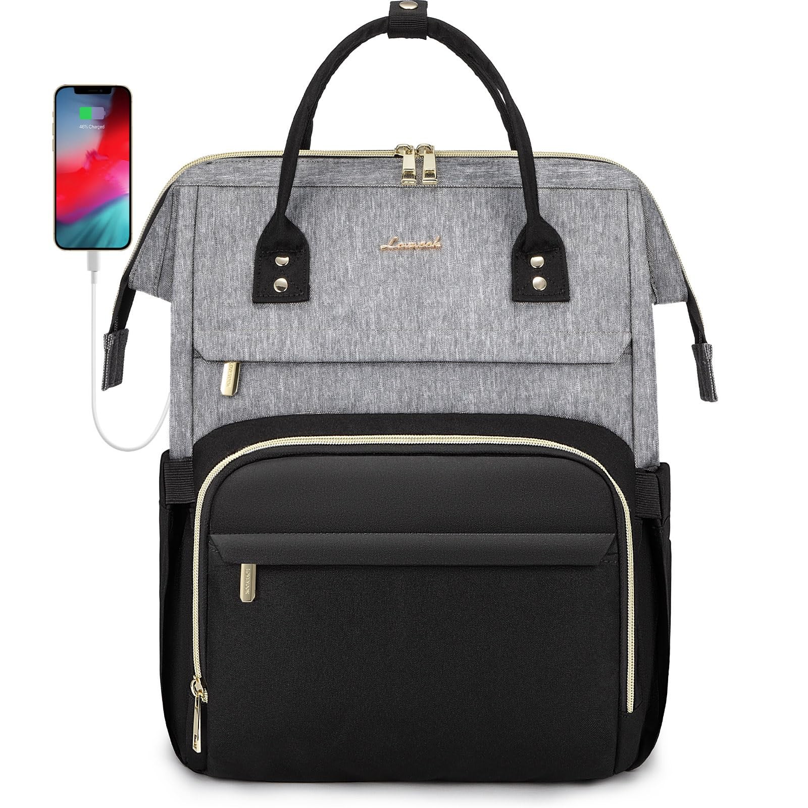 LOVEVOOK Laptop Backpack for Women Fashion Business Computer Backpacks Travel Ba