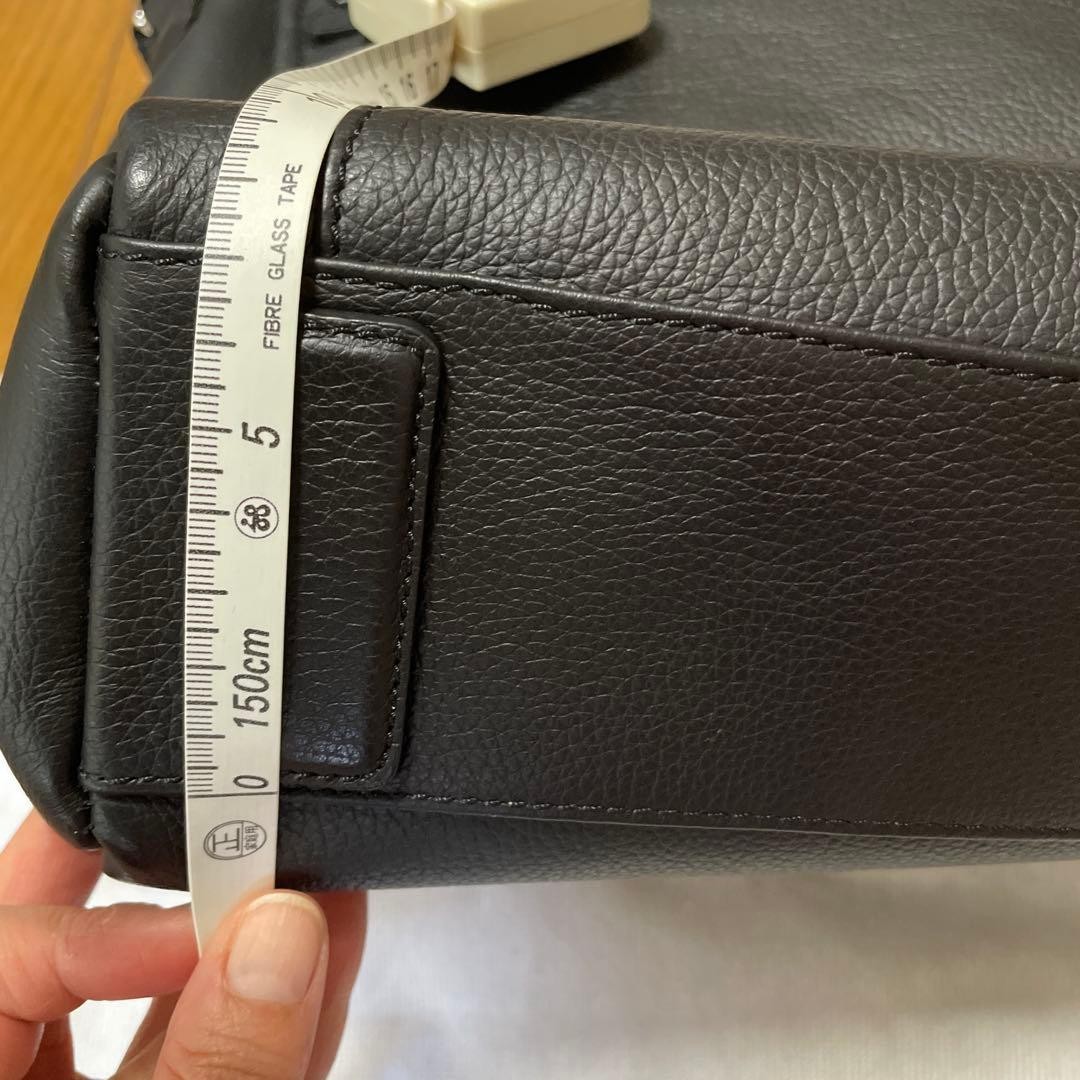 Montblanc Black Leather Business Bag Flap 30cm x 40cm 2way with Strap