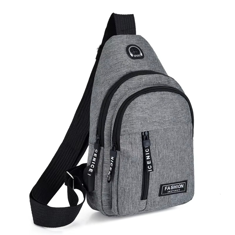 2025 New Multifunctional Chest Bag Men’S Fashion Trend Oxford Cloth Shoulder Bag