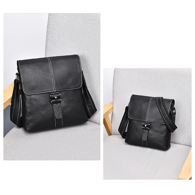 Messenger Bag Vintage Genuine Leather Satchel Crossbody Shoulder Travel Bookbag