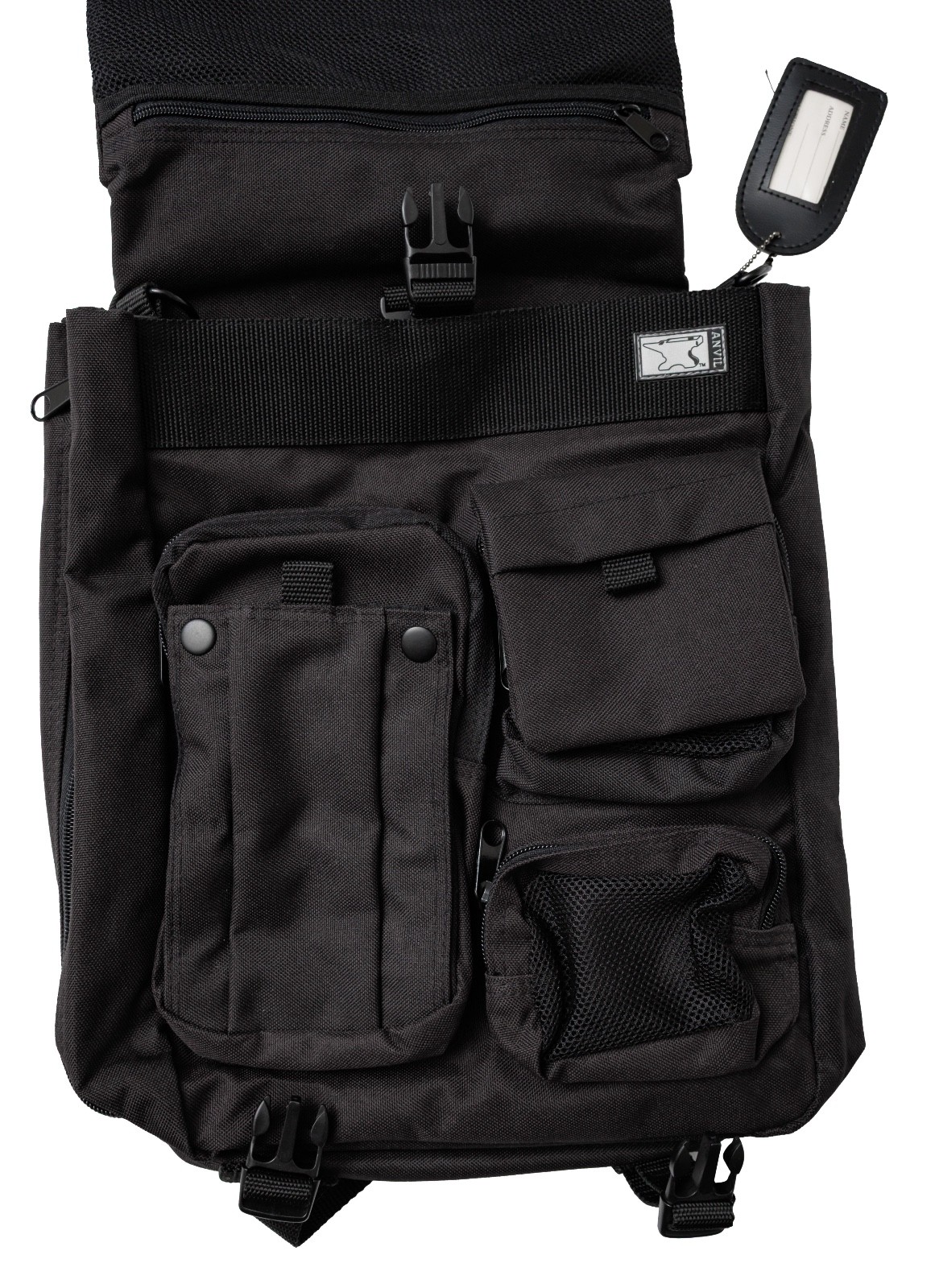 ANVIL Messenger Bag Vertical Courier Satchel Shoulder Pad Ballistic Nylon RARE
