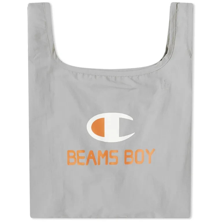 24A99 Champion X Beams Boy Collaboration Medium Nylon Waterproof Tote Bag