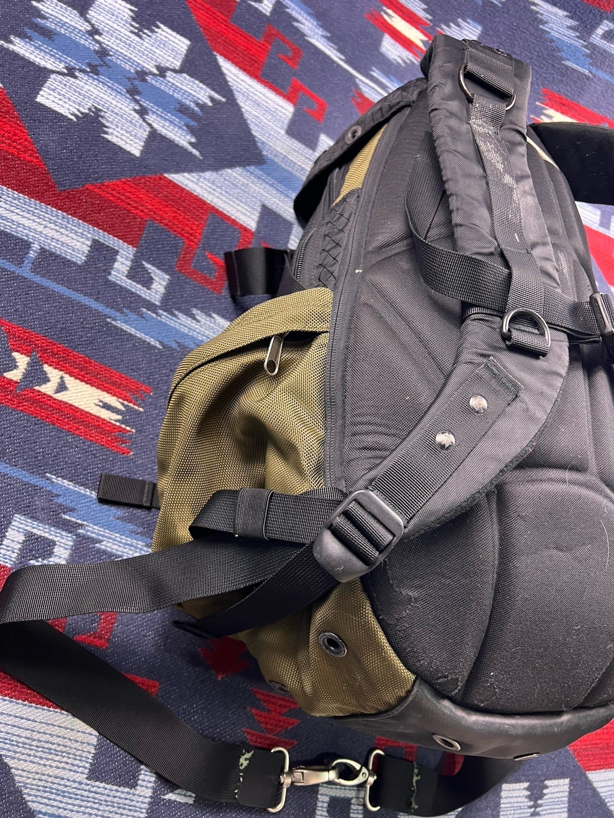 Vtg Oakley Icon Backpack Tactical 90s Y2K USA Software Carry On Olive 2.0 3.0