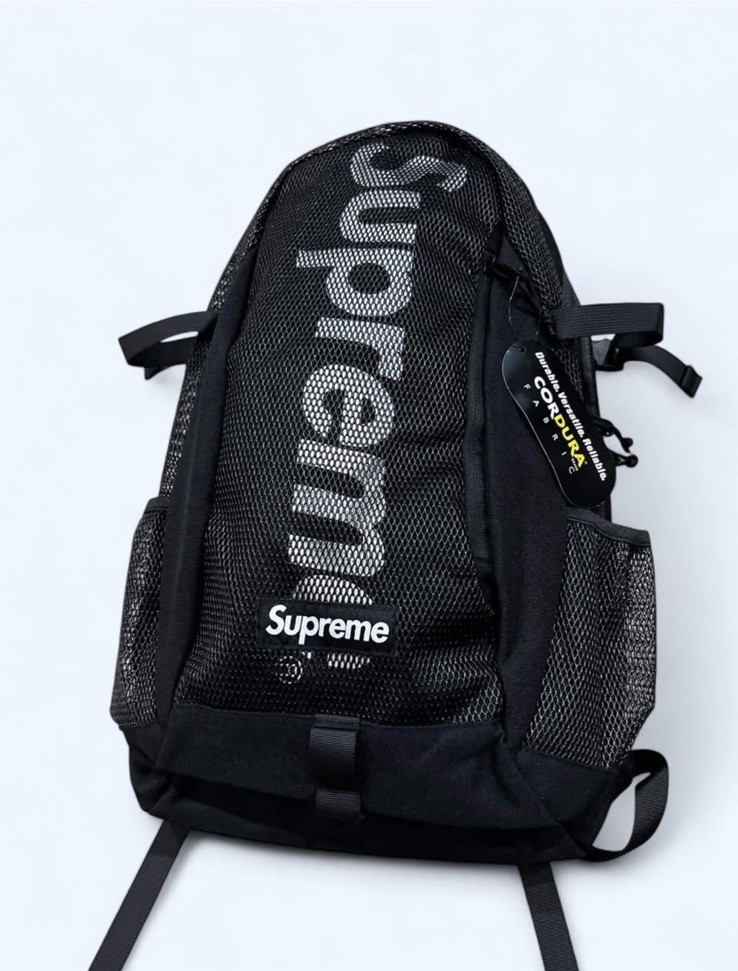 Supreme SS20 Backpack Black, Water-Resistant, Reflective Excellent Condition.