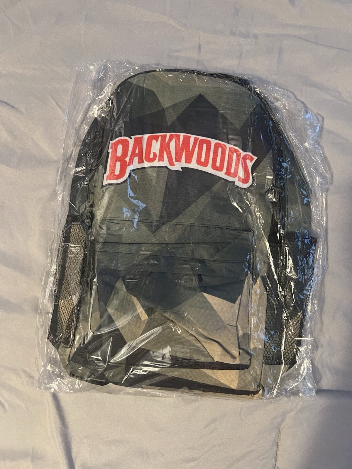 Backwoods Camo Print Backpack, Adjustable Straps LIMITED EDITION