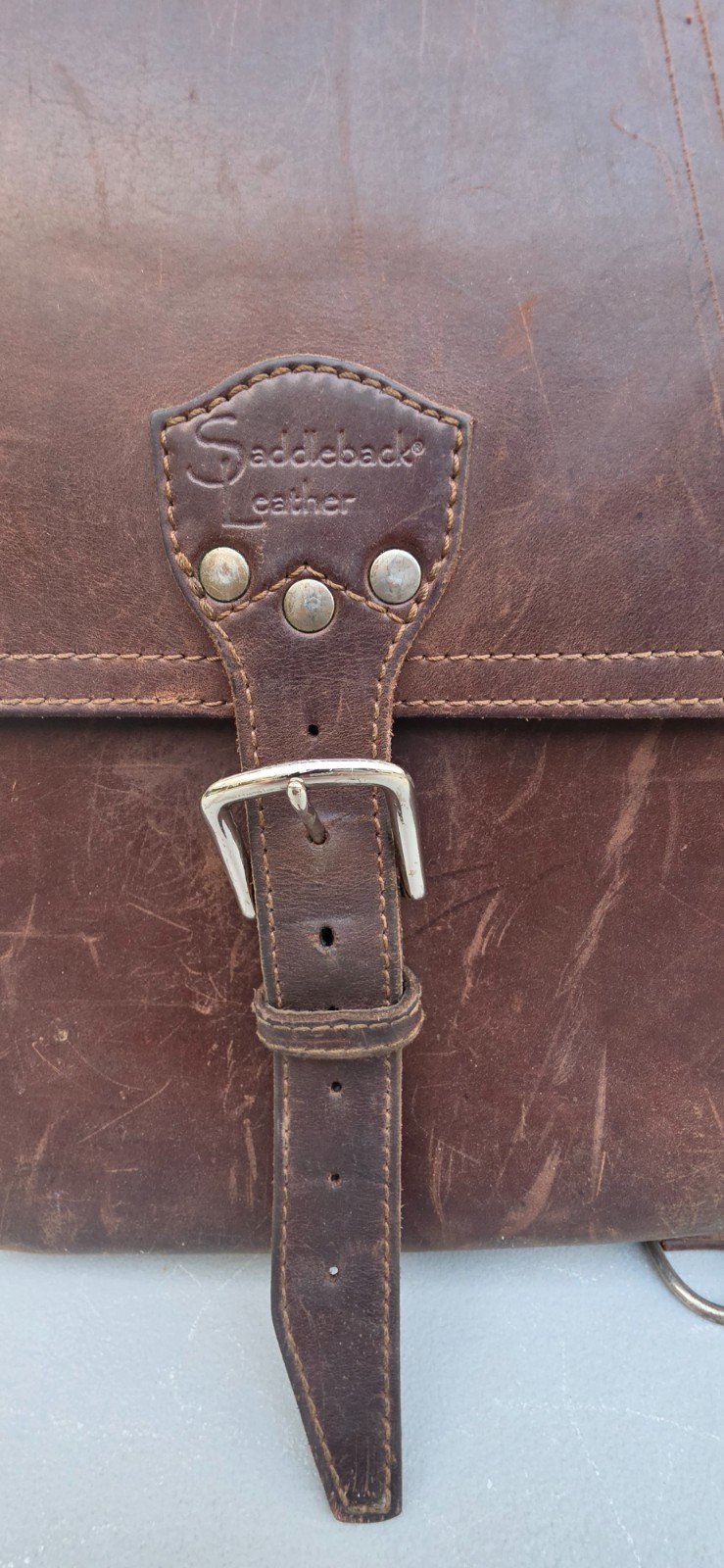 Saddleback Leather Dark Coffee Brown Tank Backpack