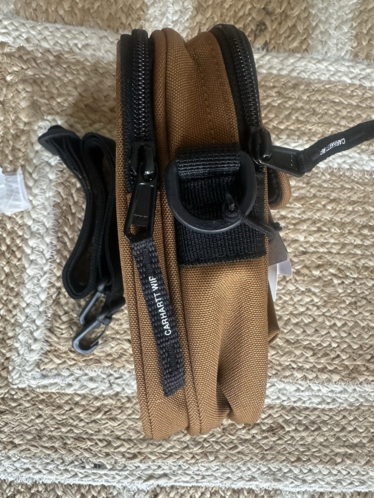 Carhartt Essentials Bag Small Hamilton Brown Shoulder Strap NWT
