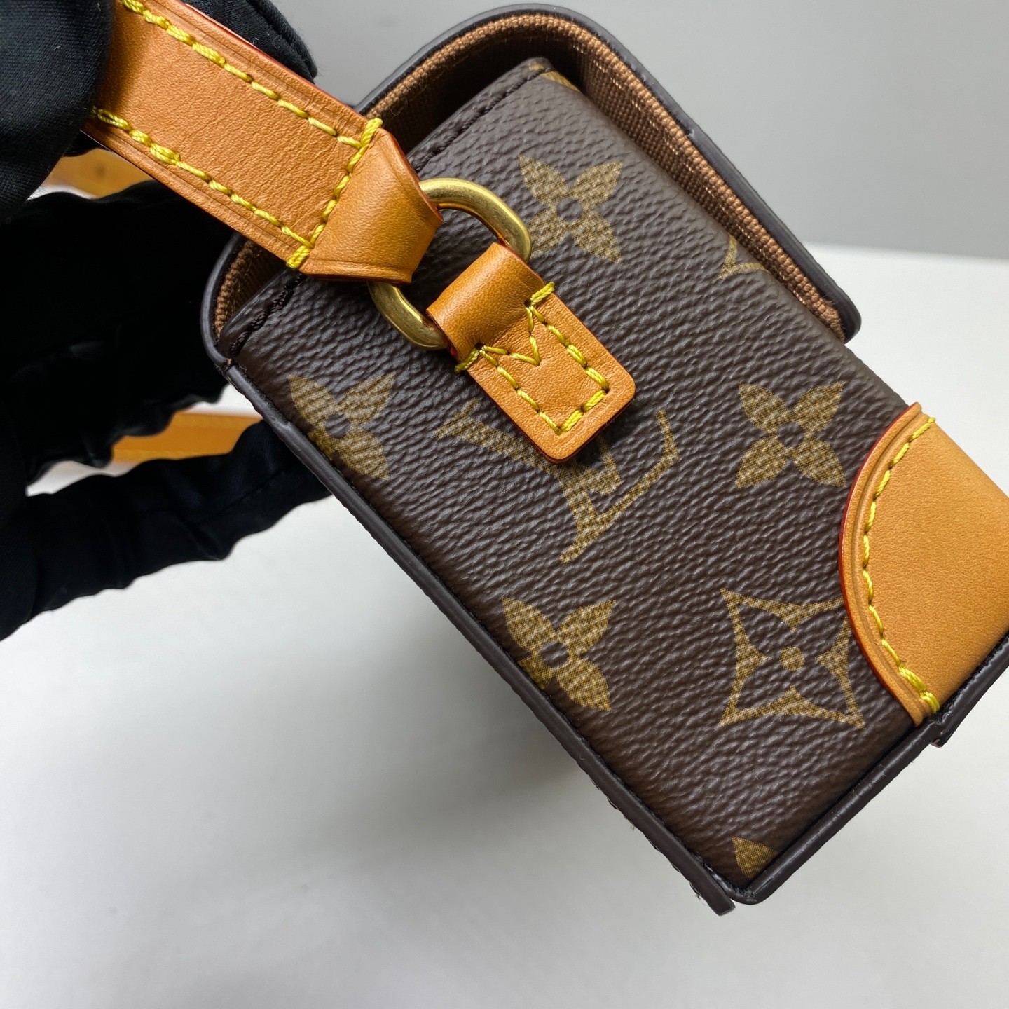 Louis Vuitton Pre-Owned Authentic STEAMER Mini Handbag Box Clutch M14738 18x11cm