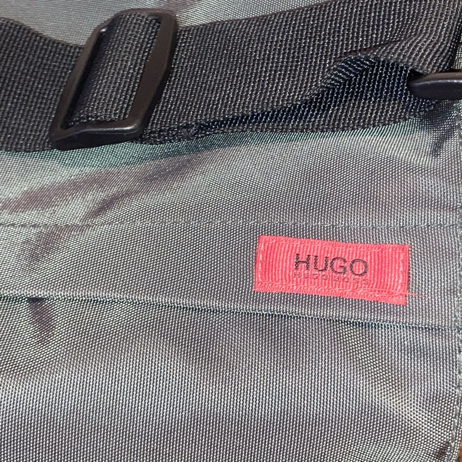 HUGO Boss Messenger Shoulder Bag Tote Satchel Green Red Black