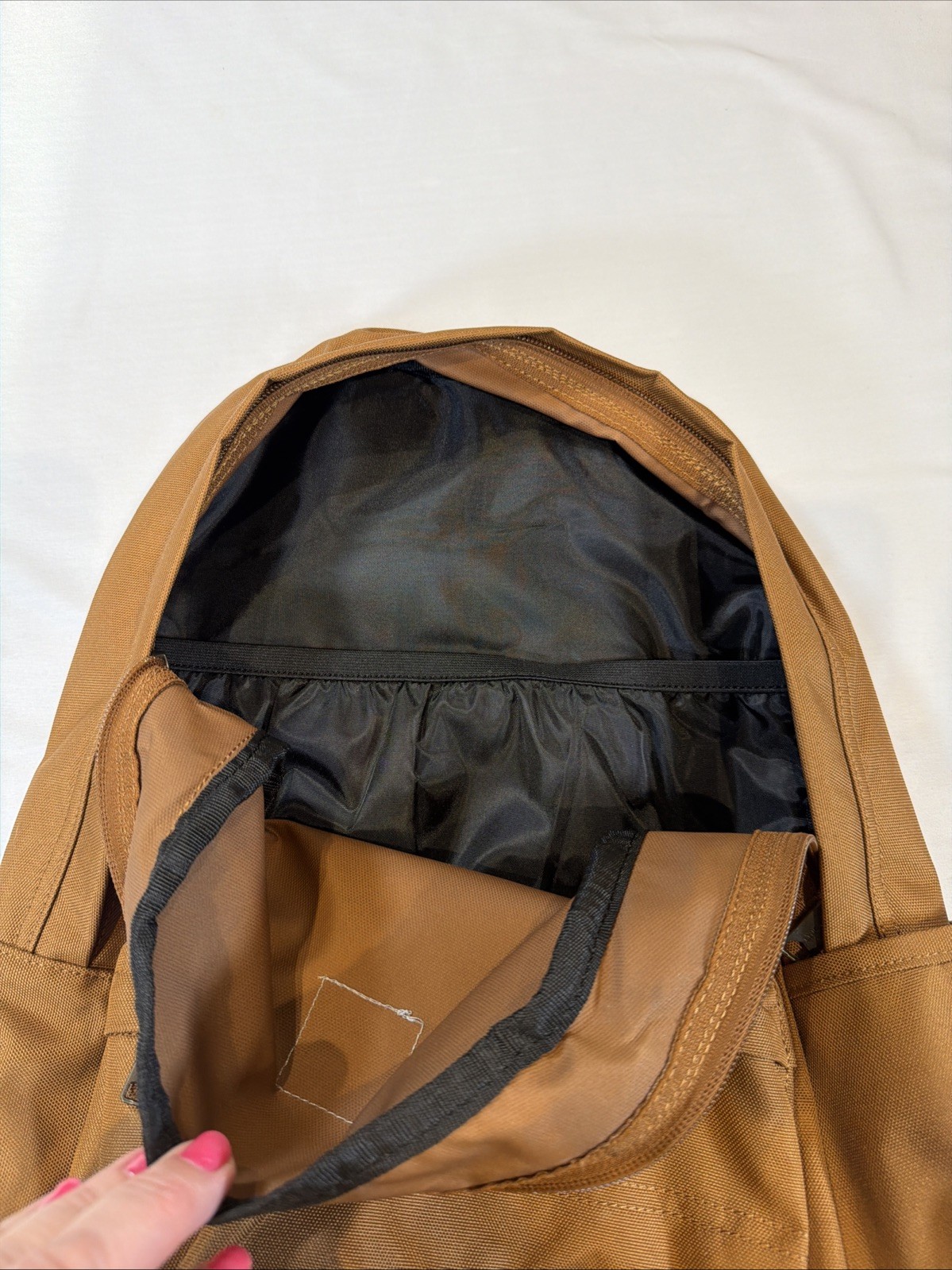 Carhartt Classic Backpack Brown Duck Canvas Durable Work Hike School Laptop Bag