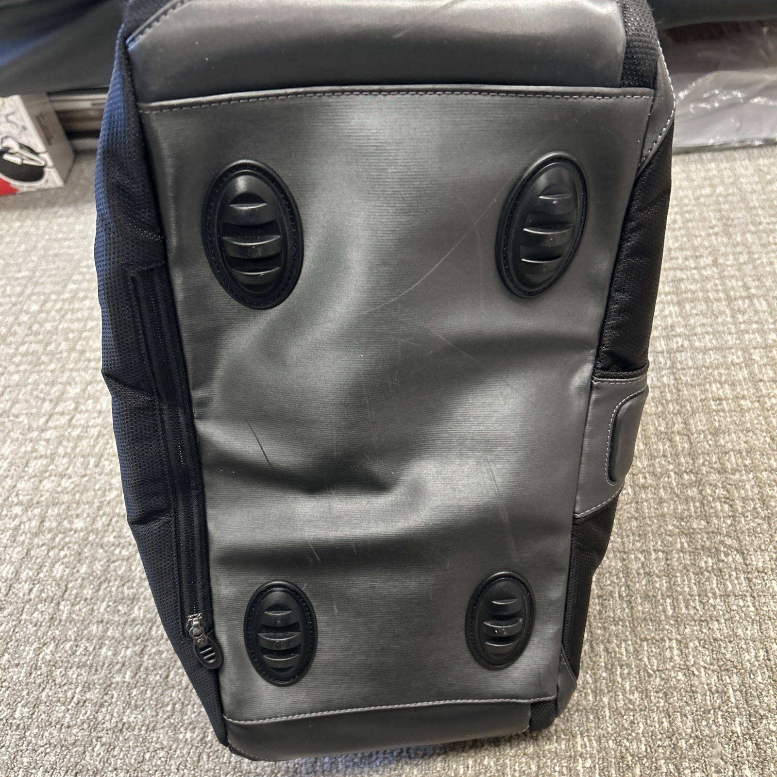 TUMI T-Tech Black Nylon Expandable Carry On Duffel 5540D Travel No Strap