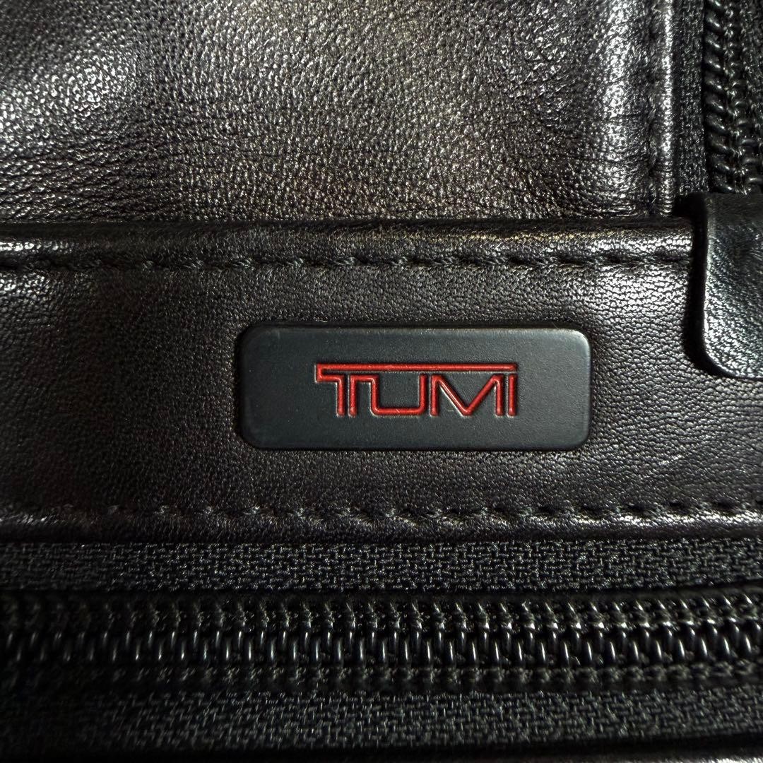 Excellent condition TUMI business bag 2way all leather black 96114DH