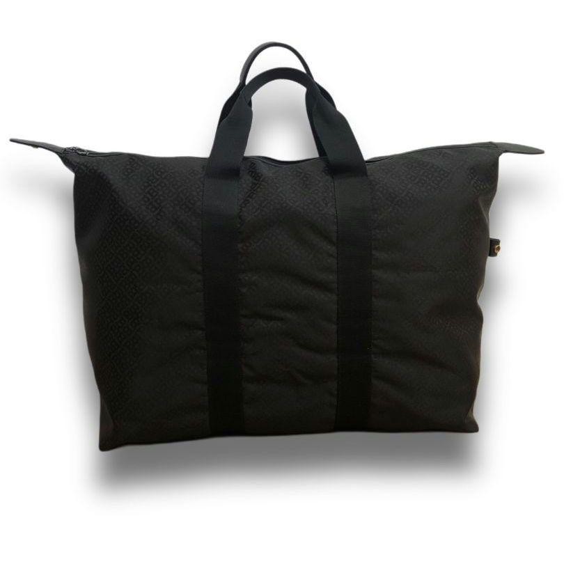 BALLY Large Capacity Antique Nylon Boston Bag Handbag Luxury 43x58x24cm