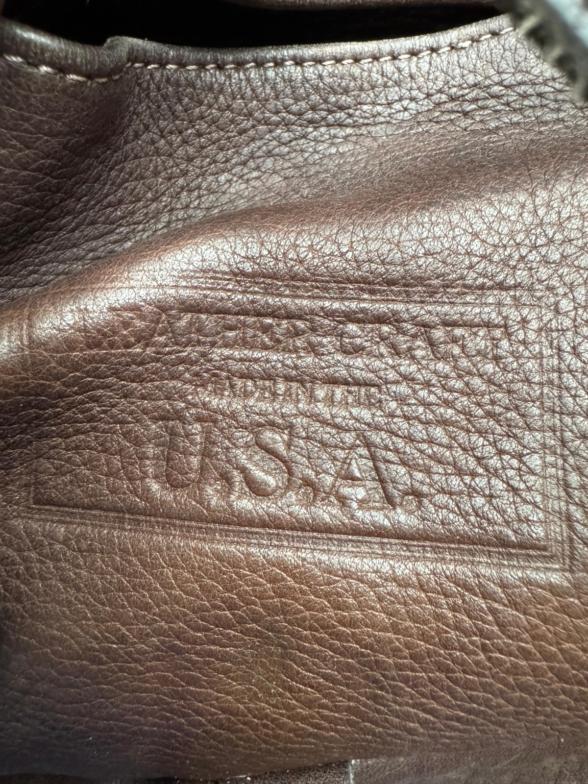 Vintage Leather Craft Authentic School Travel Rucksack Backpack Brown Unisex