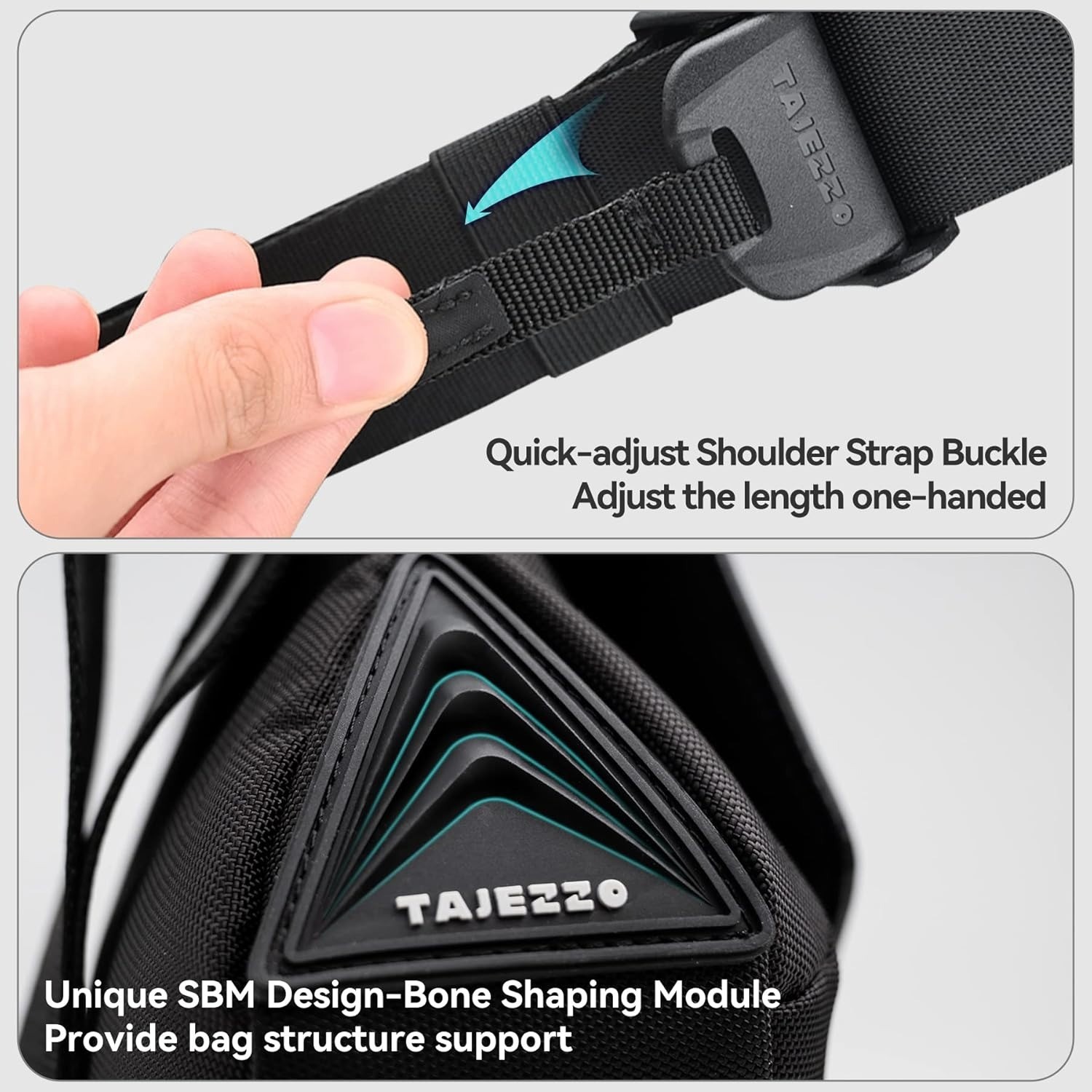 Waterproof Messenger Bag Adjustable Straps Unisex Crossbody Shoulder Bag Casual