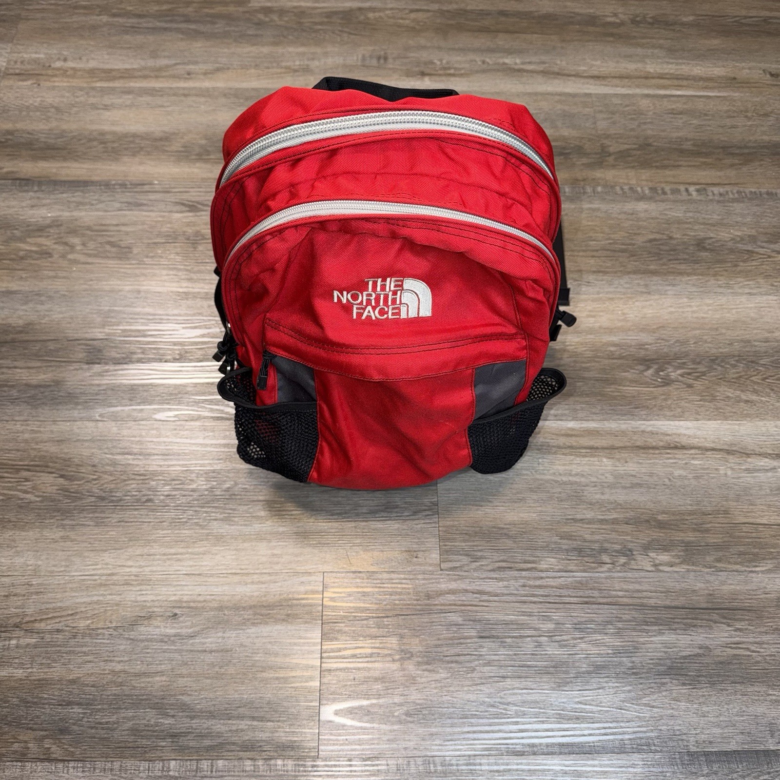 The North Face Yavapai Backpack Peppermint Red White Color-Way Black Bottom