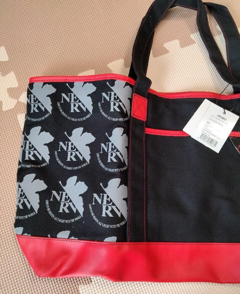 EVA GOLF Evangelion Tote Bag Polyester Campus W18.8 x H11.8 x D5.9in JAPAN NEW