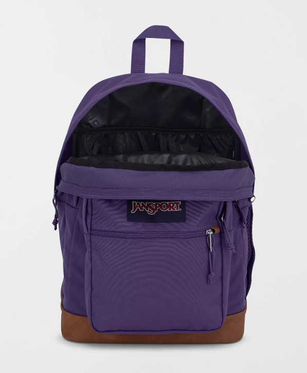JanSport Cool Student Backpack Purple 15″ Laptop Sleeve 34L School Travel Bookba