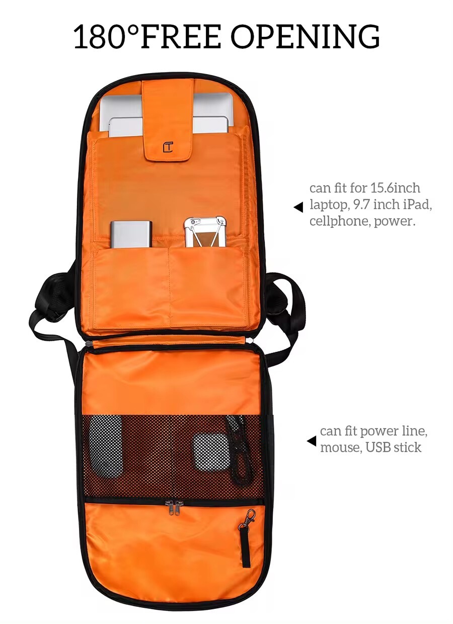 TANGCOOL USB Charting Business Men’s laptop Backpack Waterproof SchoolBag