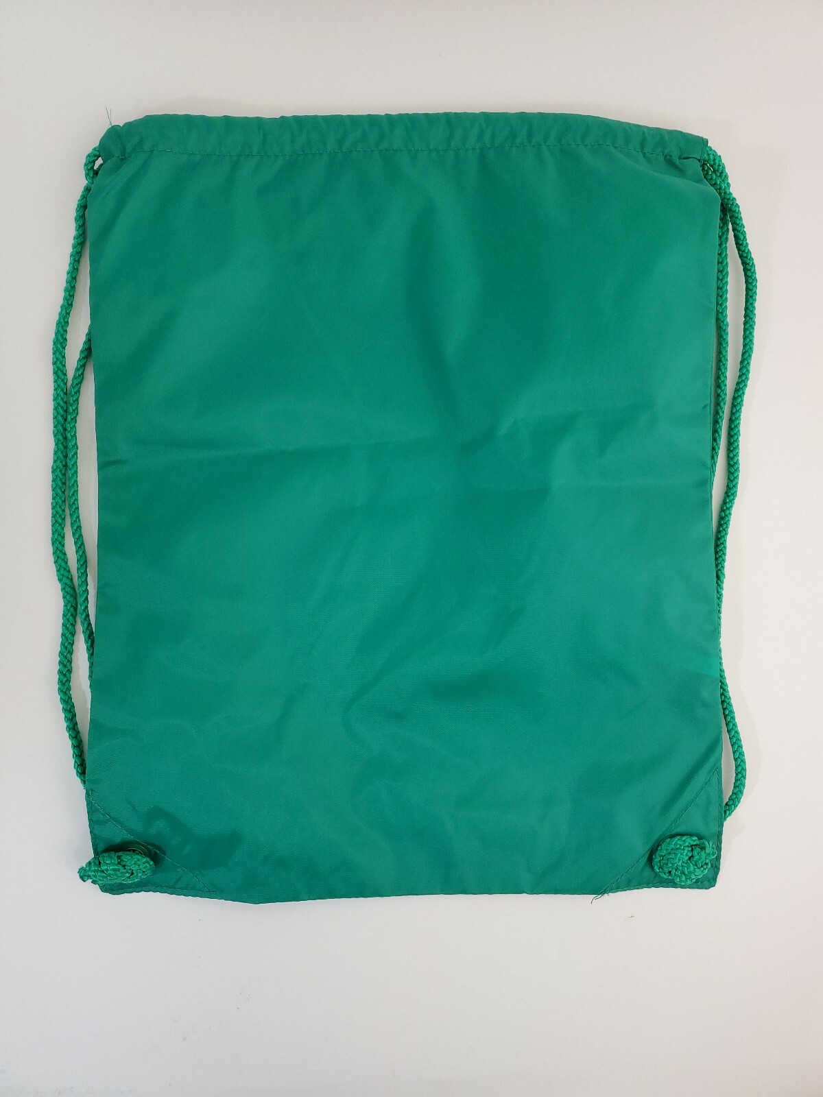 String Backpack Drawstring Cinch Sack Gym Bag School Green Lightweight