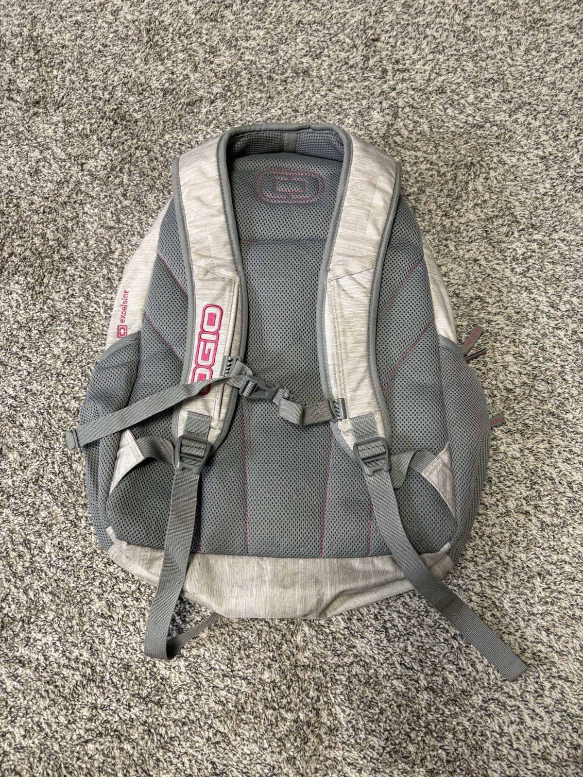 OGIO Pink And Light Grey Backpack