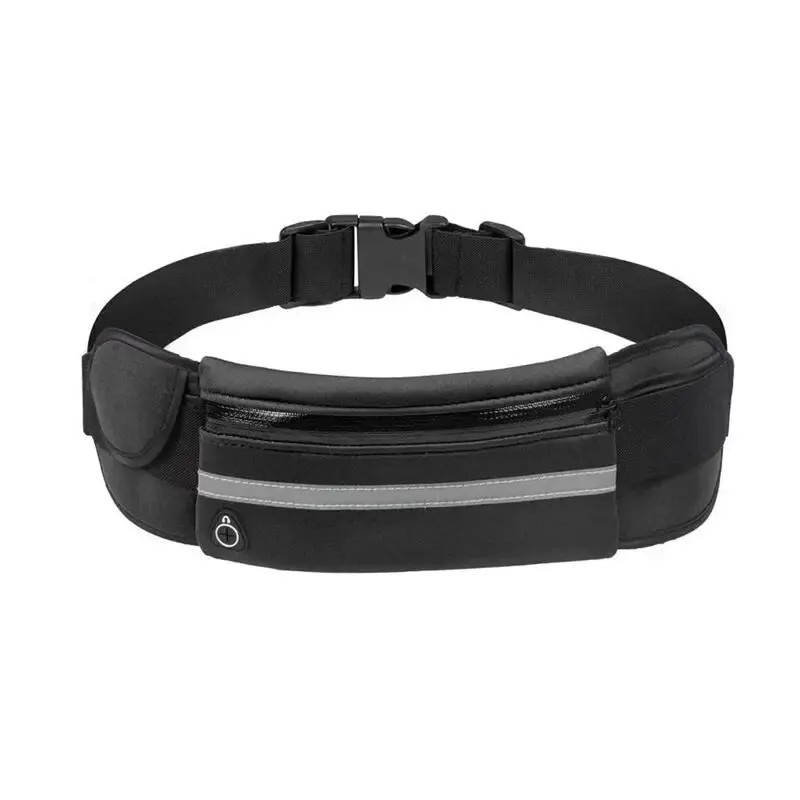 Waterproof Sport Runner Waist Bum Bag Running Jogging Belt Pouch Zip Fanny Pack