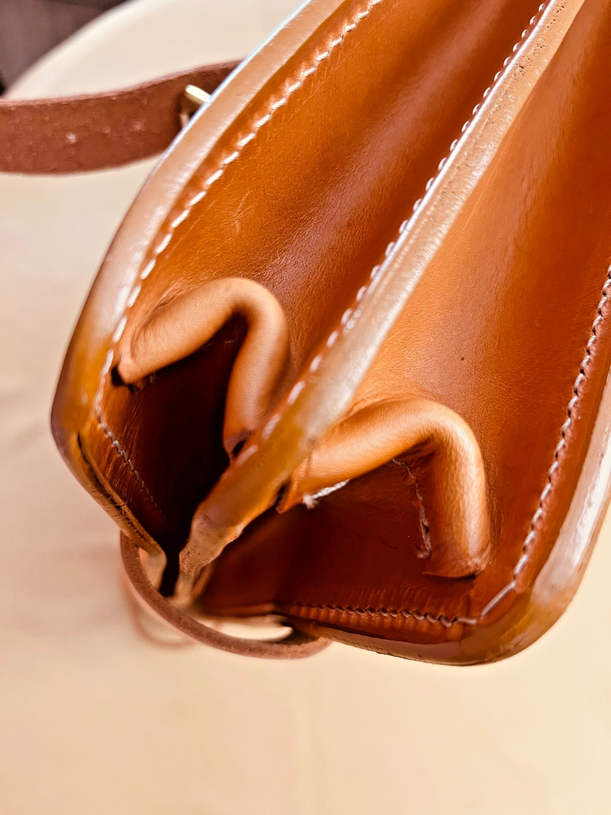 STEPHEN BROOKS English Tan Bridle Leather Briefcase / Portfolio / Satchel – USA