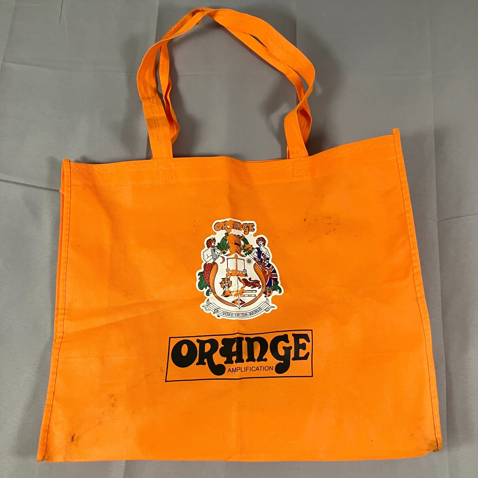 Orange Amplification Tote Bag 17×15 Logo Music Promo Slight Marks See Photos