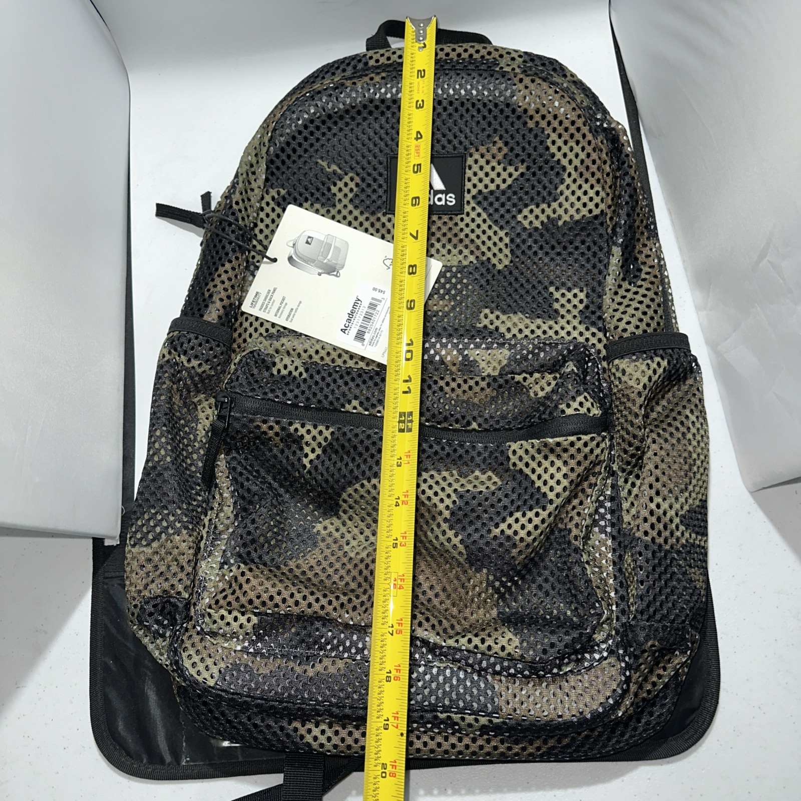 Adidas Hermosa 2 Mesh Backpack Camouflage Green Black Mesh, New With Tag. (17)
