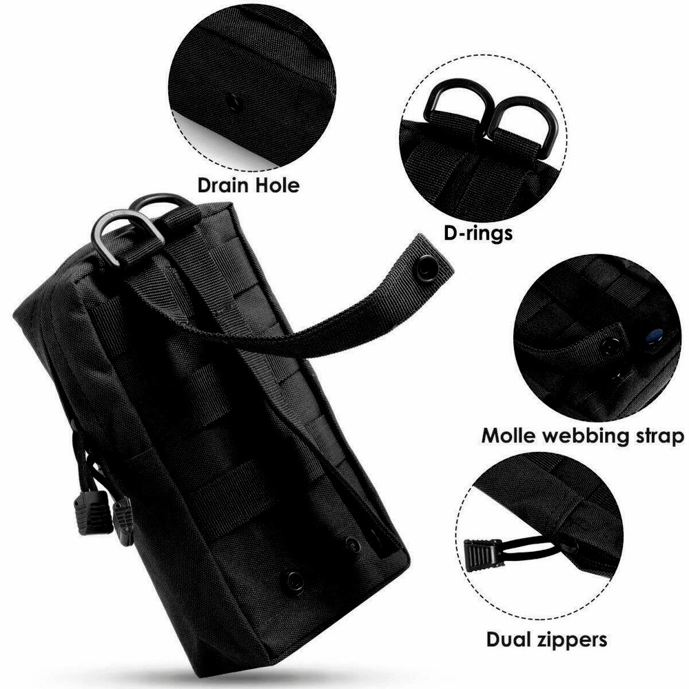 Tactical Military Molle Pouch Belt Waist Pack Bag Utility Multi-purpose Pocket