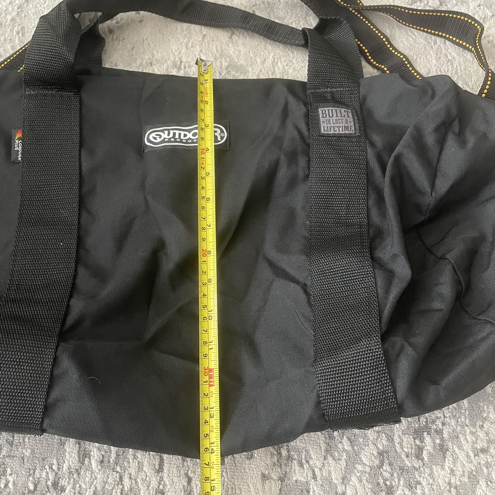 Outdoor Products Duffle Bag Large Black Built to Last a Lifetime Coroura Plus