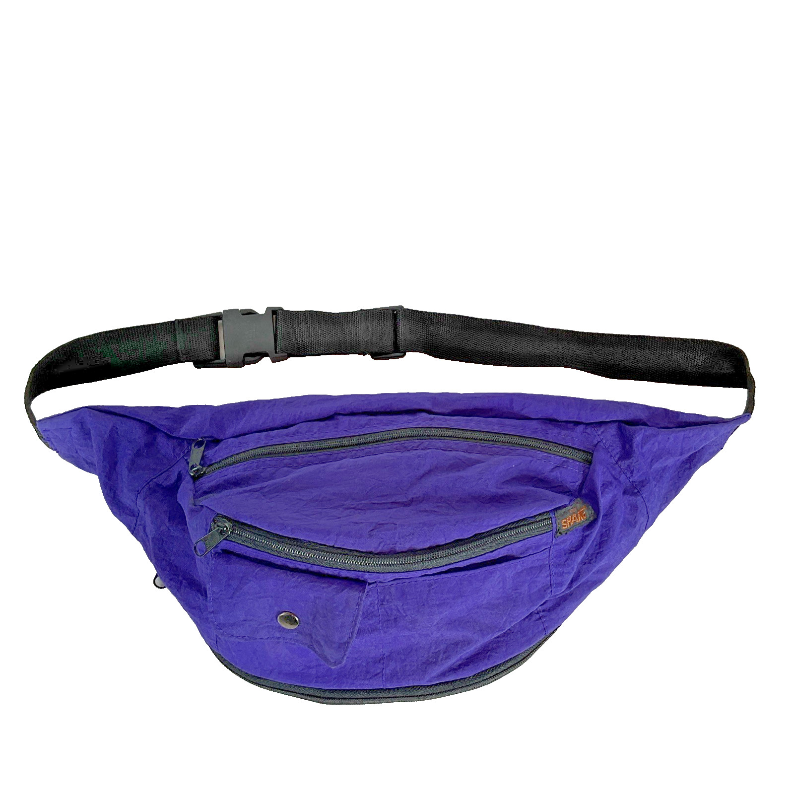 Vintage SHANE Purple Windbreaker Waist Bum Bag Fanny Pack Retro 80s/90s