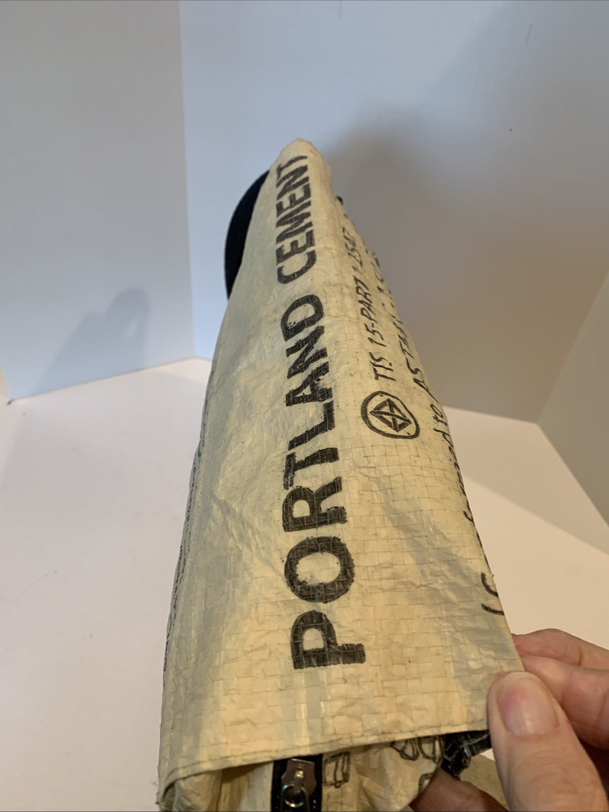 Messenger Bag Made From Recycled Elephant Brand Recycled Cement Bag Used