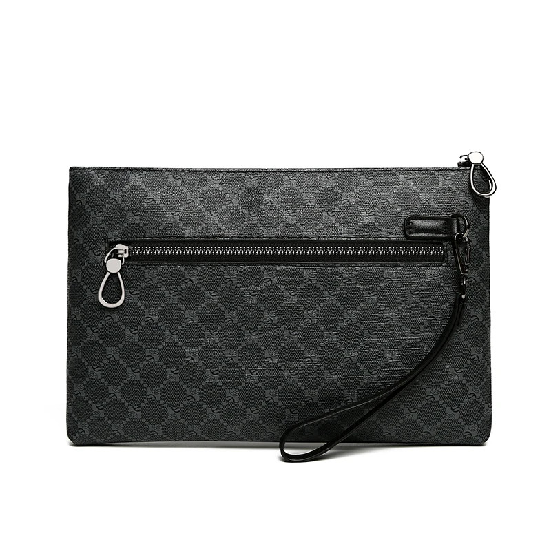 Luxury Designer Business Men Day Clutch High Quality PU Leather Money Pouch Bag