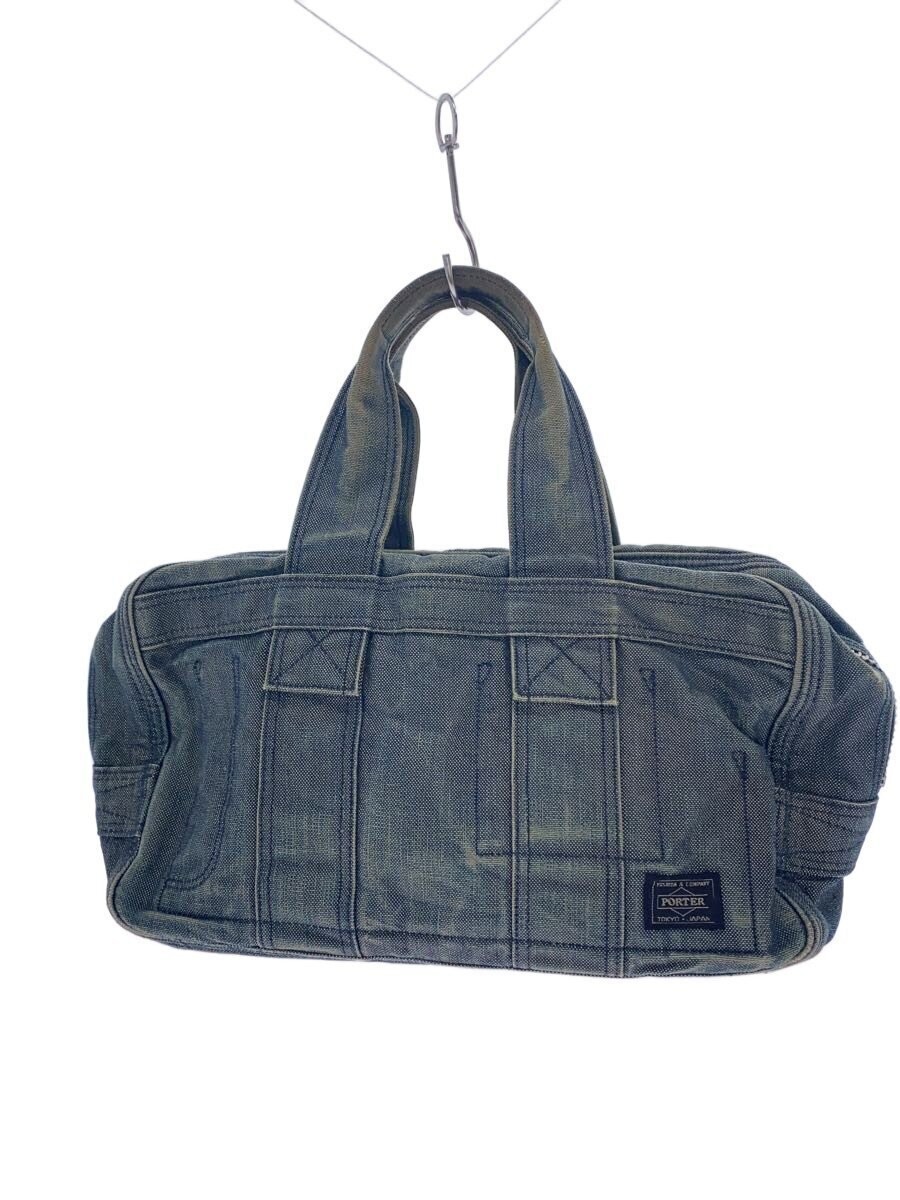 Authentic PORTER Canvas Tote Bag Indigo Unisex 34cm Width, 19cm Height, 34cm Dee