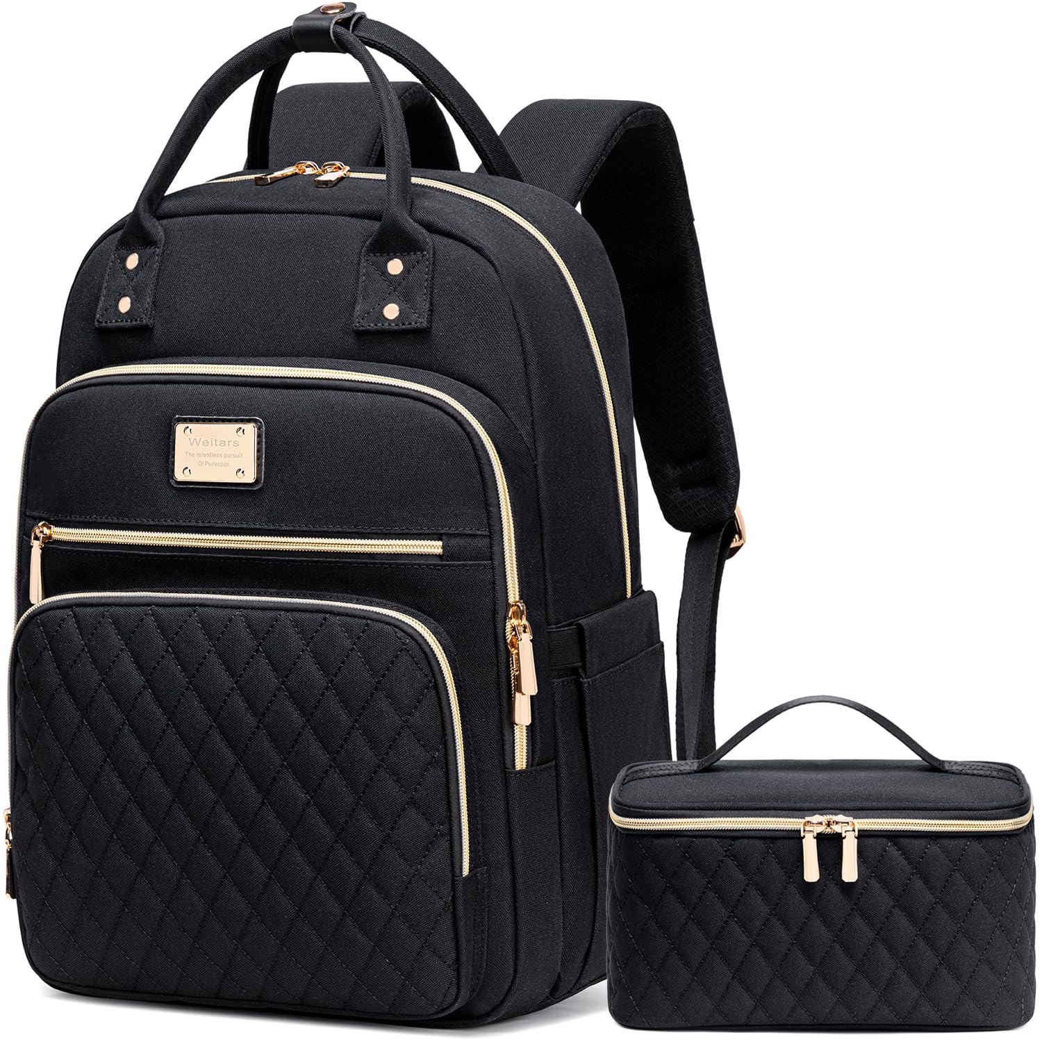 Insulated Lunch Backpack, Women, 15.6 Inch Laptop, Work, Teacher, Nurse, Bag