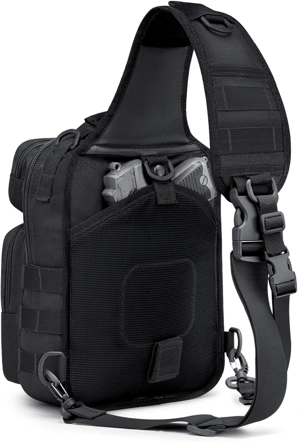 Tactical Shoulder Sling Bag EDC Crossbody Chest Bag Men Molle Assault Range Bag