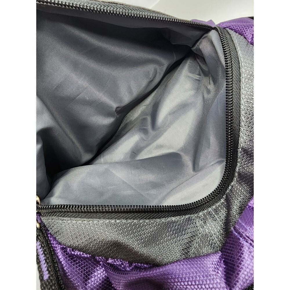 Microsoft Backpack Laptop Bag Zipper Pockets Purple Black