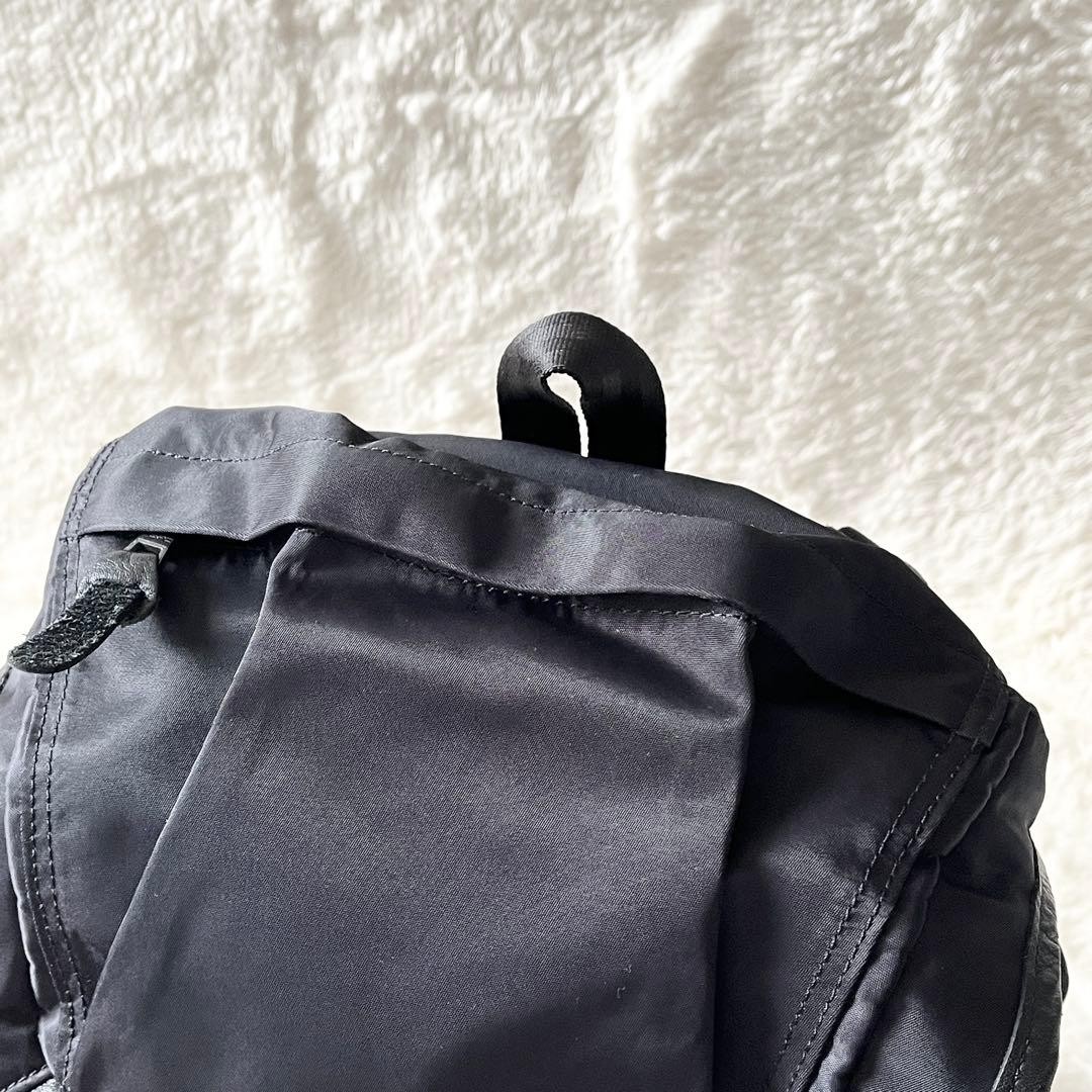 Master-piece Backpack Unisex Black Nylon Leather 15cm 30cm 50cm Excellent