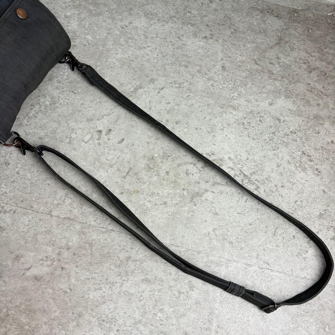 Yoshida Porter Smoky Shoulder Bag Cordura Black with Flap Men’s From Japan