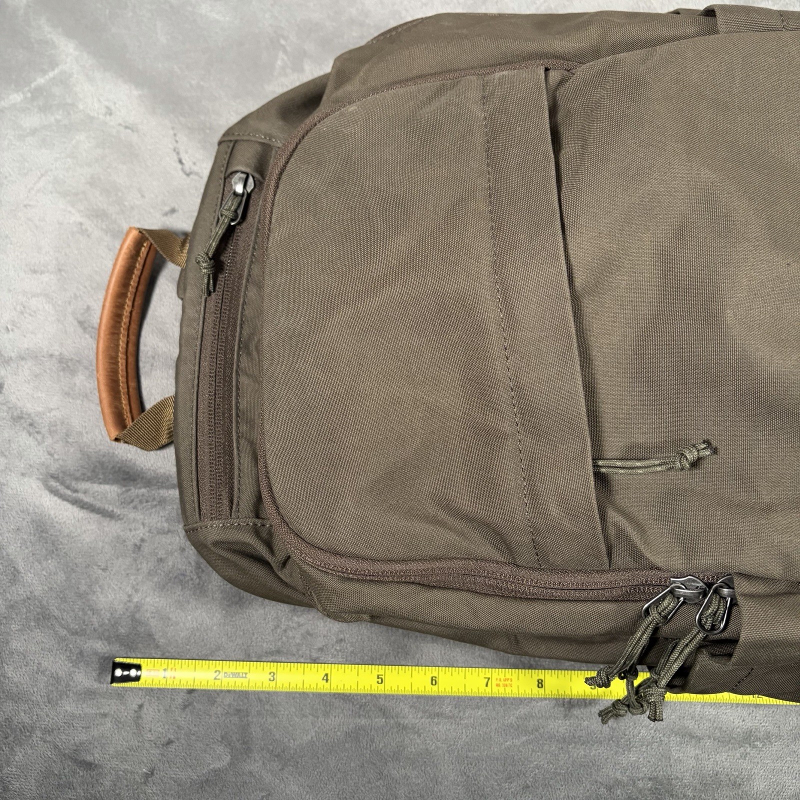 Fjallraven Raven 20L Backpack Brown G-1000 Laptop Sleeve Padded Straps