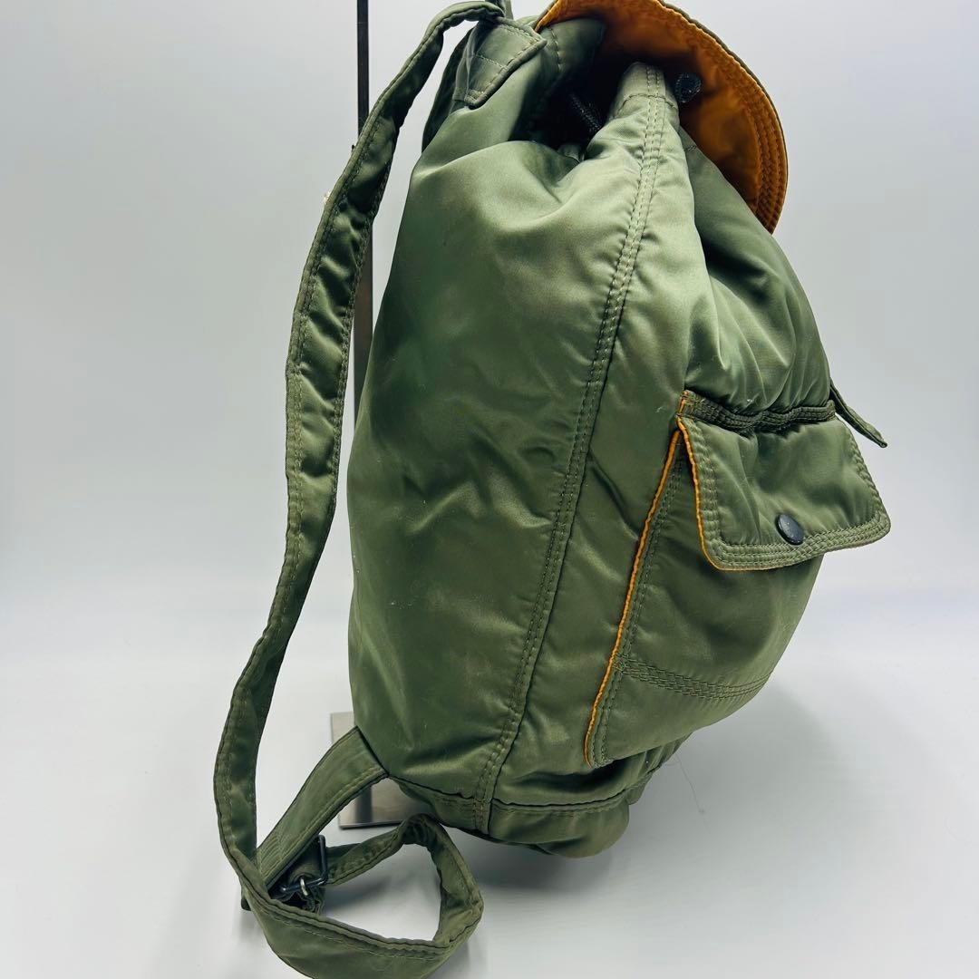 PORTER TANKER Backpack Sage Green Nylon Daypack 14L Yoshida Japan from japan