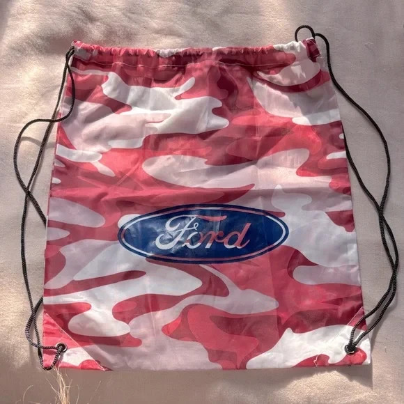 Ford Backpack Classic Logo Gear Durable Casual Travel Bag