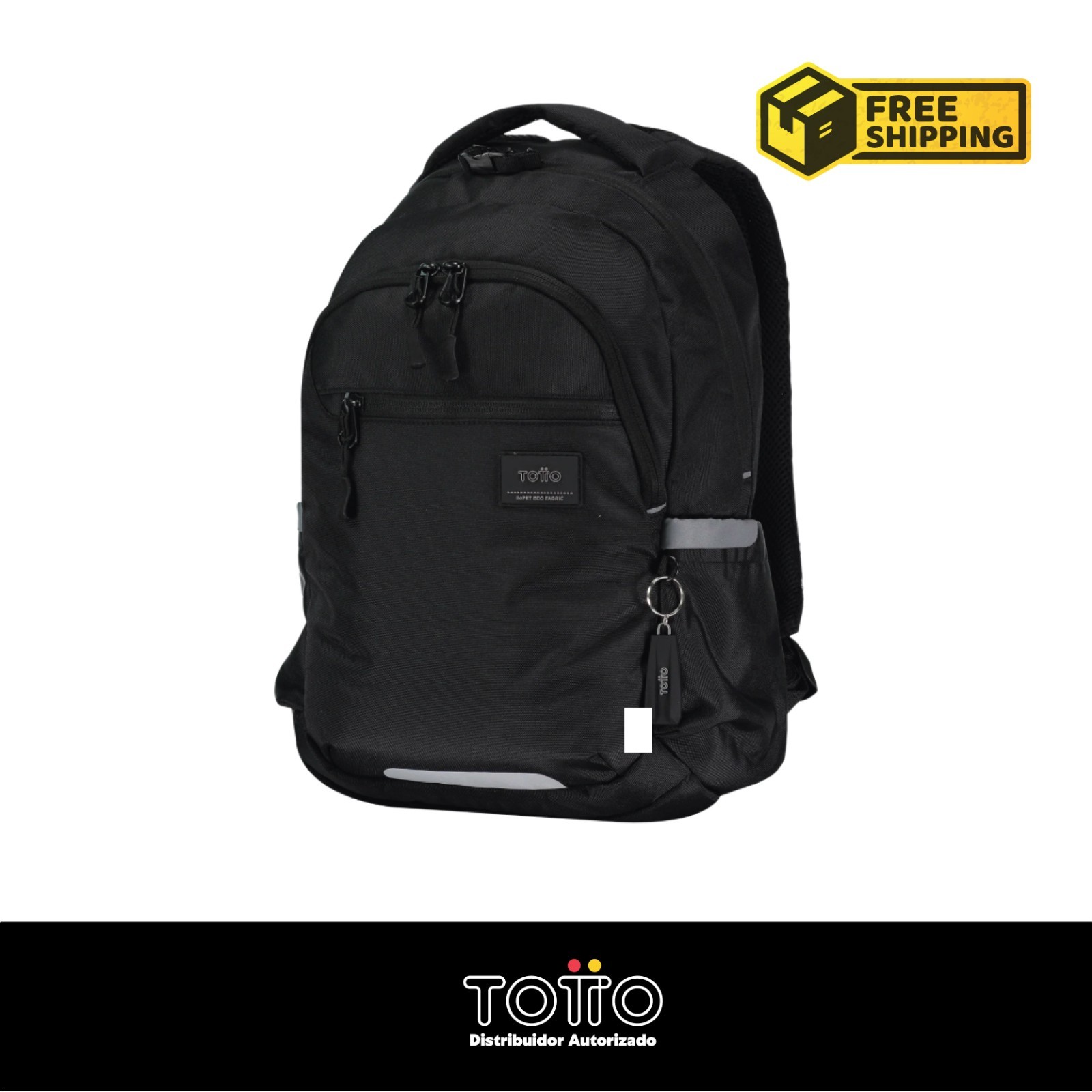 Mochila Totto Misisipi Ecológica – Porta Laptop 14″ | Poliéster Reciclado y Segu