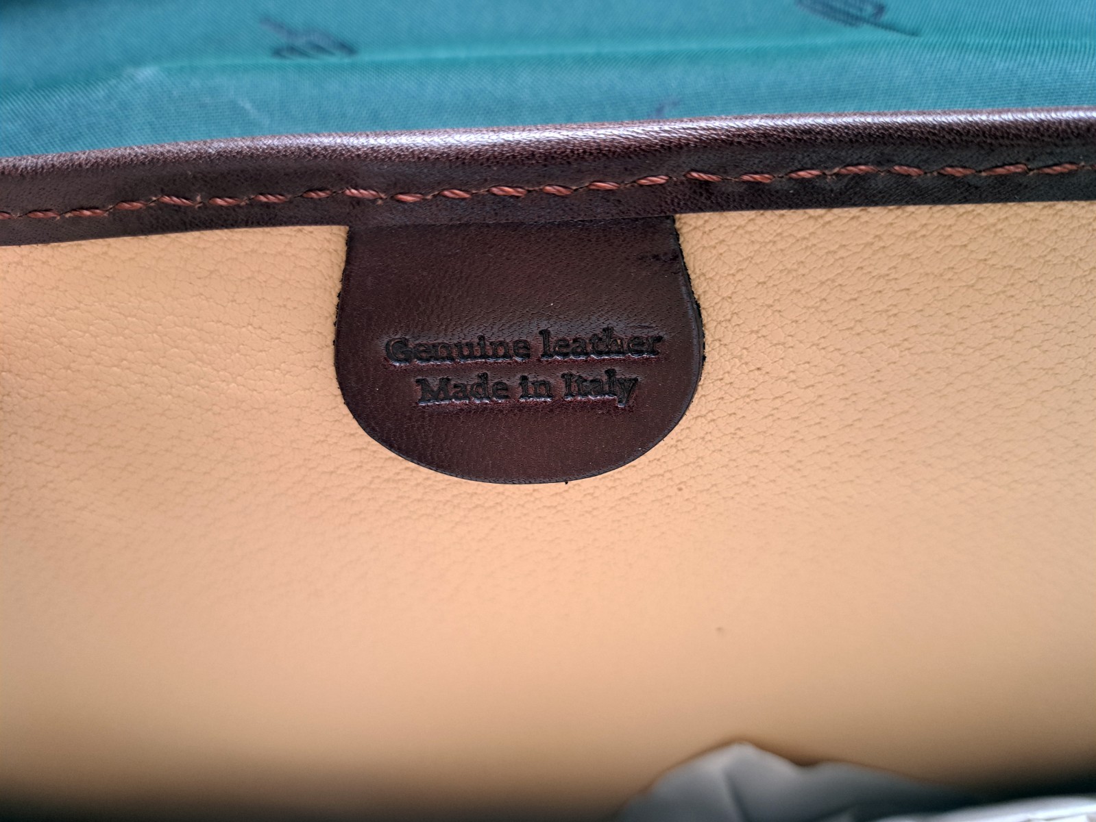ALESSANDRO VENANZI Attache Briefcase, 15.5″ x 12.5″ Italy Genuine Leather
