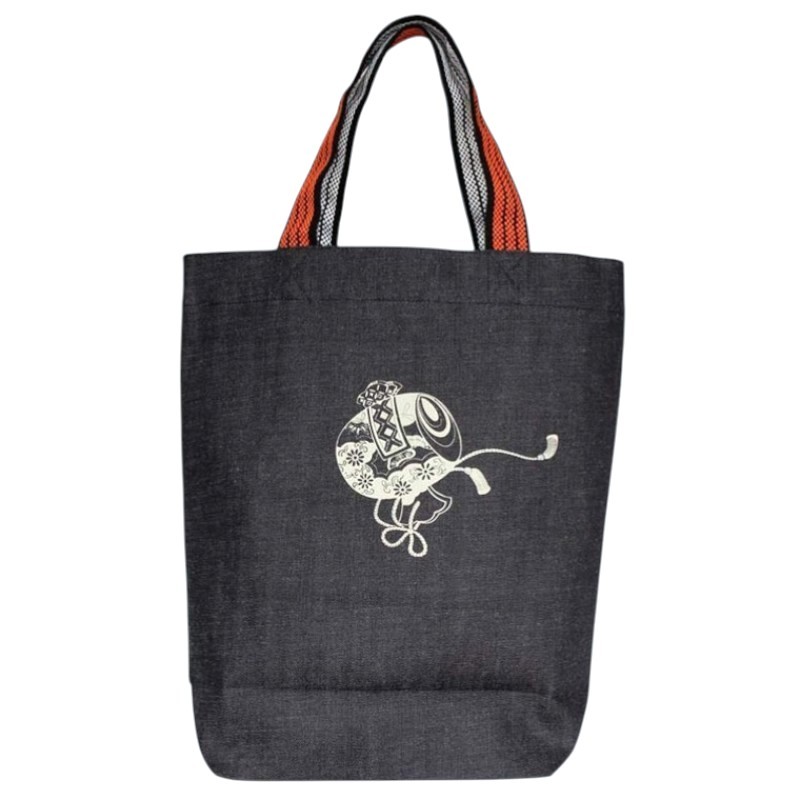 Kurashiki Denim Bag Traditional Japanese Craft Lucky God Okayama Kojima Jeans