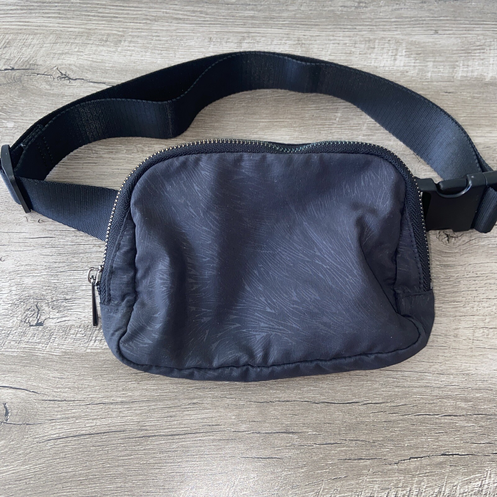 Unisex Mini Belt Bag with Adjustable Strap Pattern Small Fanny Pack for Black